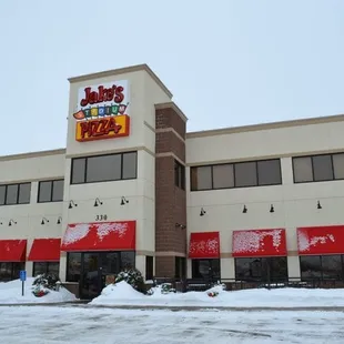 the outside of the building