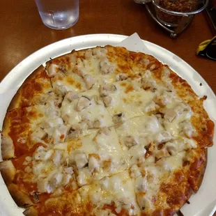 Buffalo chicken pizza
