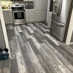 This is more of the same house I replaced the vinyl plank flooring in.