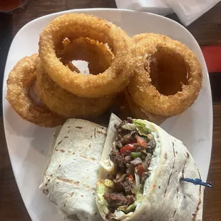 Black and Blue Steak Wrap
