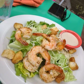 Lemon Garlic Shrimp Caesar Salad