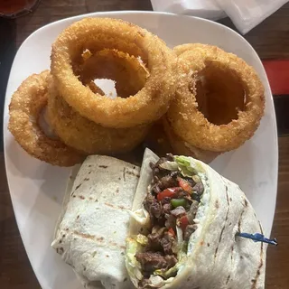 Black and Blue Steak Wrap