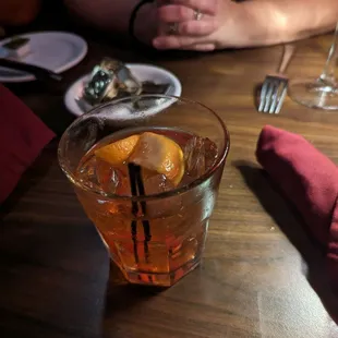 Bourbon old fashioned