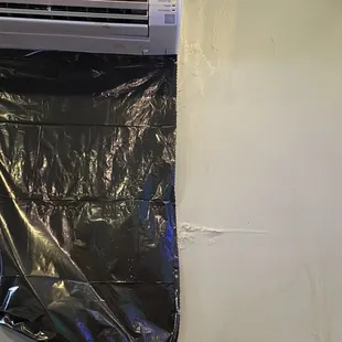 Water dripping from the air conditioner