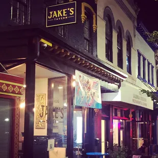 Exterior photo of Jake's Tavern at 1606 7th St. NW, Washington, DC 20001