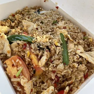 Spicy Fried Rice, so yummy! And the portion is very generous, easily enough for two people