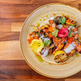 sushi and sashimi, food