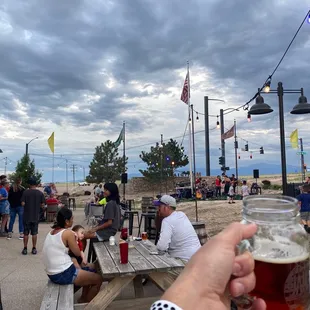 Live band on summer Fridays.