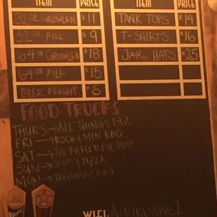 Food trucks and wifi, free popcorn and bottled water