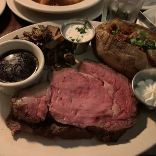 Prime rib dinner