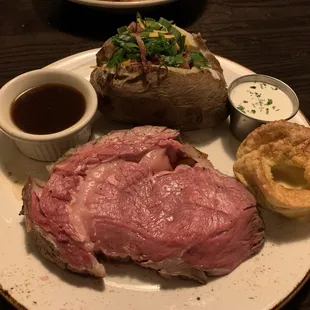 Prime rib dinner