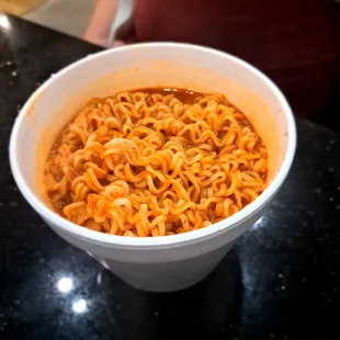 Birria ramen (lots of meat on the bottom)