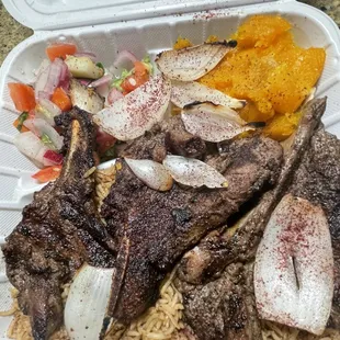Lamb Chops with Pumpkin