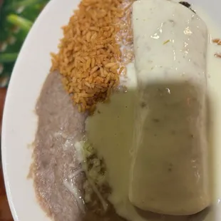 Kids steak burrito