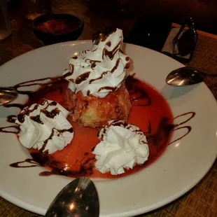 Deep fried ice cream