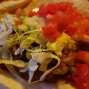 Stupid Americanized ground beef taco