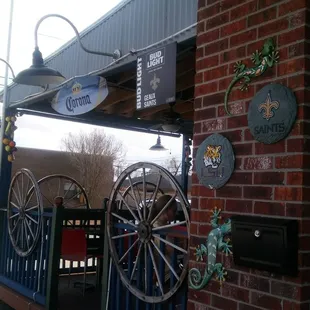 Outside seating