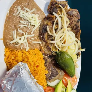 Carne Asada plate