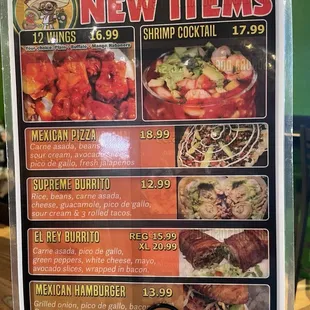 New items!
