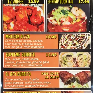 Menu part 4 as of 1/1/23