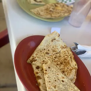 Cheese quesadillas