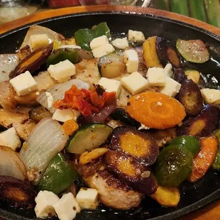 Pez Espada (Swirdfish special tonight) Pan seared with vegetables