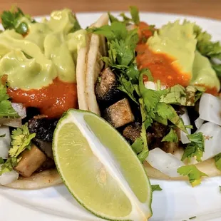 Portobello Mushroom Taco. Vegetarian/Vegan