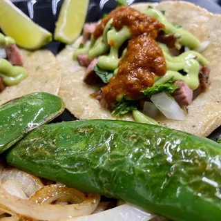 Jalapenos and Onions