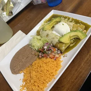 Enchiladas Verdes