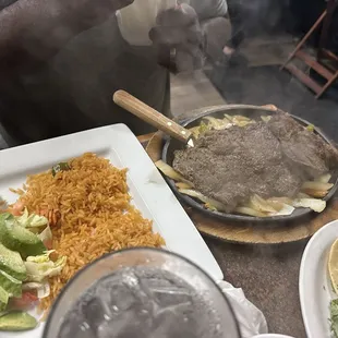 Carne Asada w rice