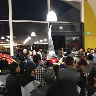 This is moments before Jalapeno&apos;s and East Coast Motors gave away a brand newScion xB