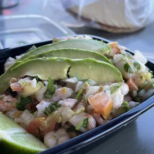 Shrimp ceviche