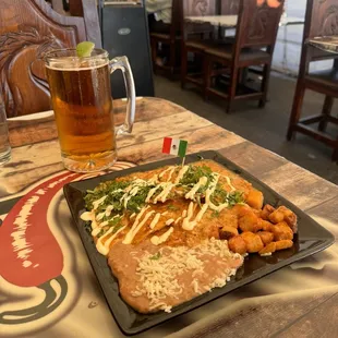 Chilli Fried Tortilla (Chilaquiles)