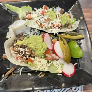 Lettuce Carne Asada Tacos