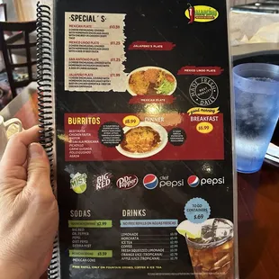 Current menu 7.31.24