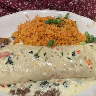 Jalapeño burrito with beef