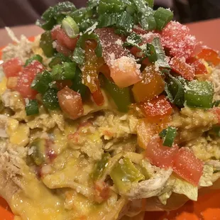 Chicken queso salad! Insane
