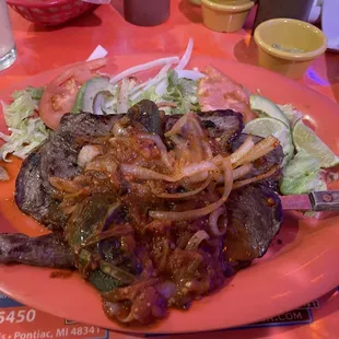 Bistec a La Mexican