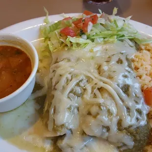 Green enchiladas