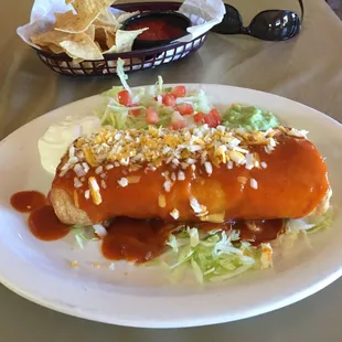 Carne Asada Chimi Enchilada