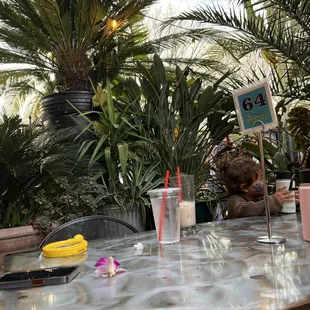 Outdoor seating area