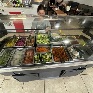 Salsa bar