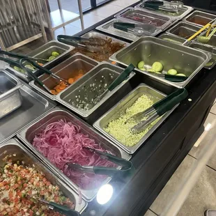 Salsa and fresh bar