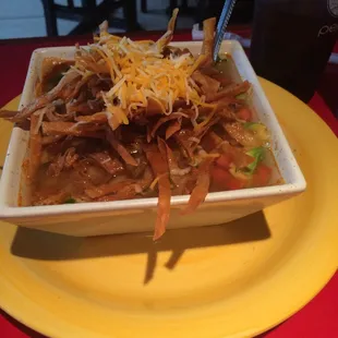The tortilla soup looks fabulous!