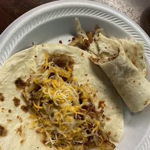 Bacon Egg Cheese Tacos
