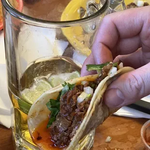 Delicious Carnitas street taco !