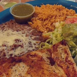 Chick n dinner plate