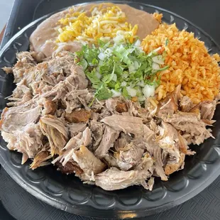 Carnitas Plate