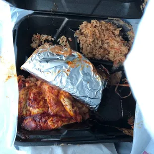 Bean and Rice Burrito