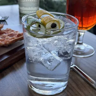 Gin and Tonic! As good as when we were in Spain